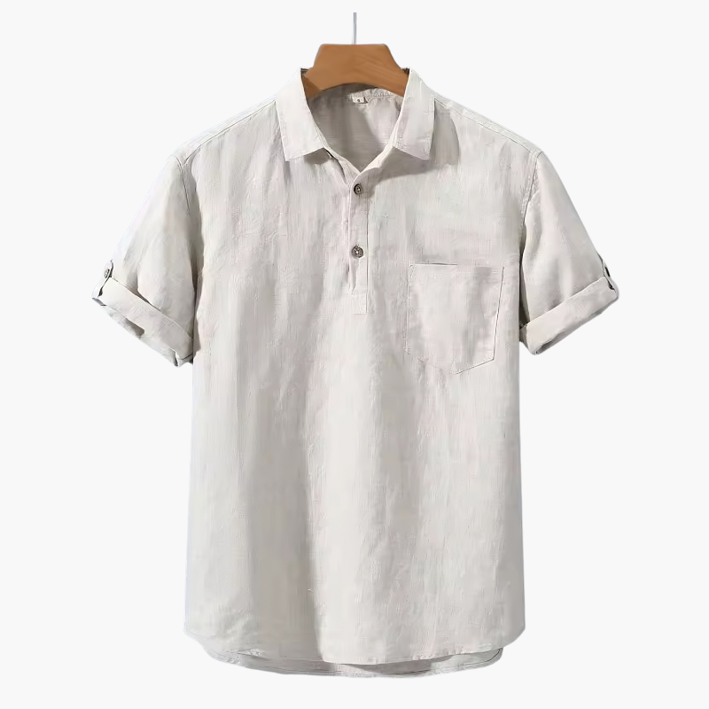 Linen Square Neck Short