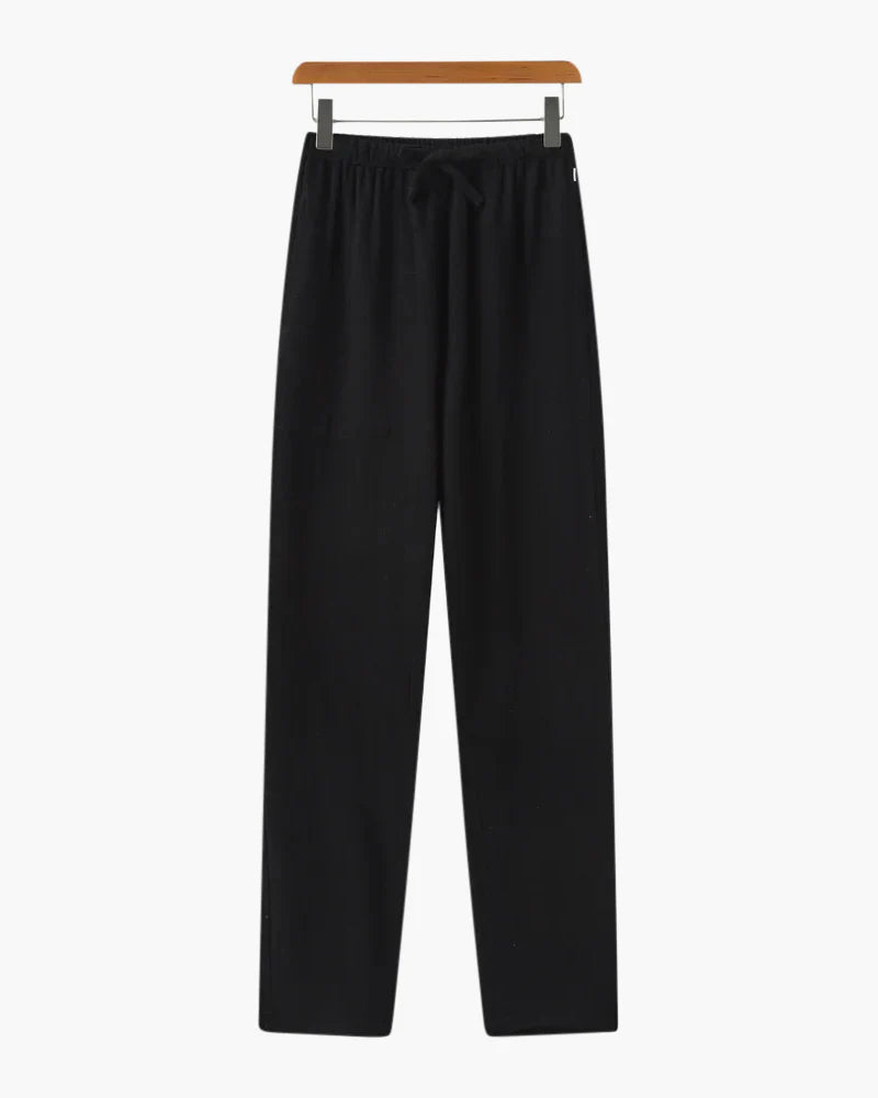 Slim Fit Linen Pantalon